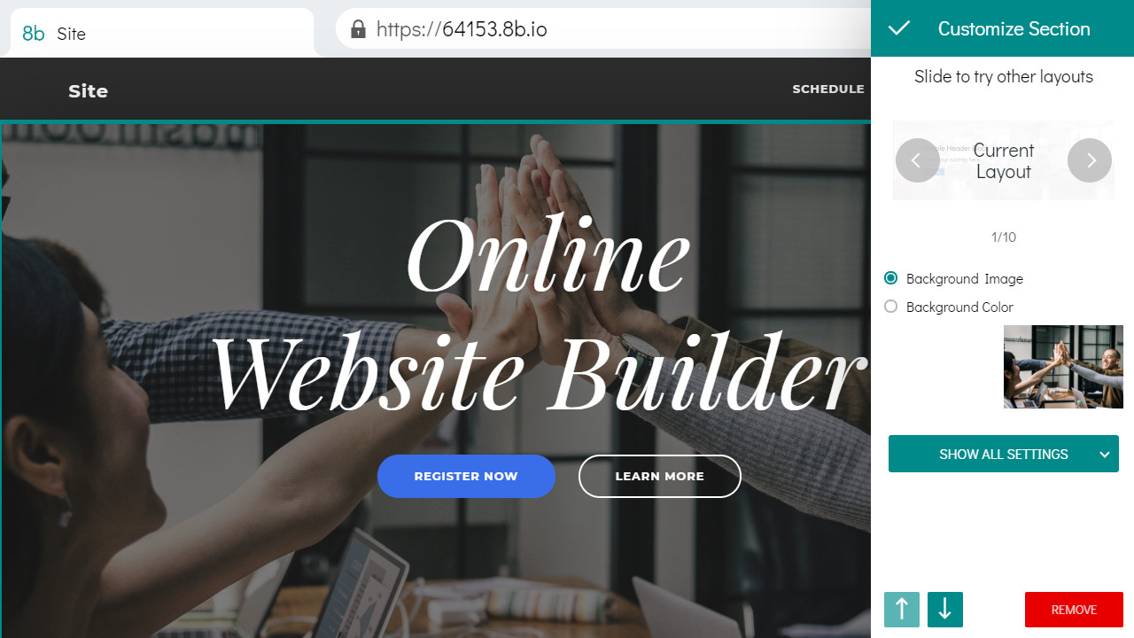 Online Site Builder