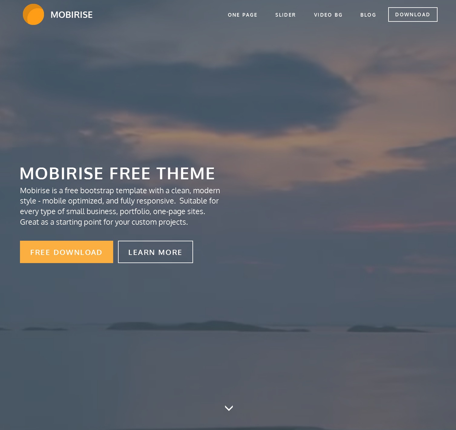 Free Bootstrap Minimal Theme