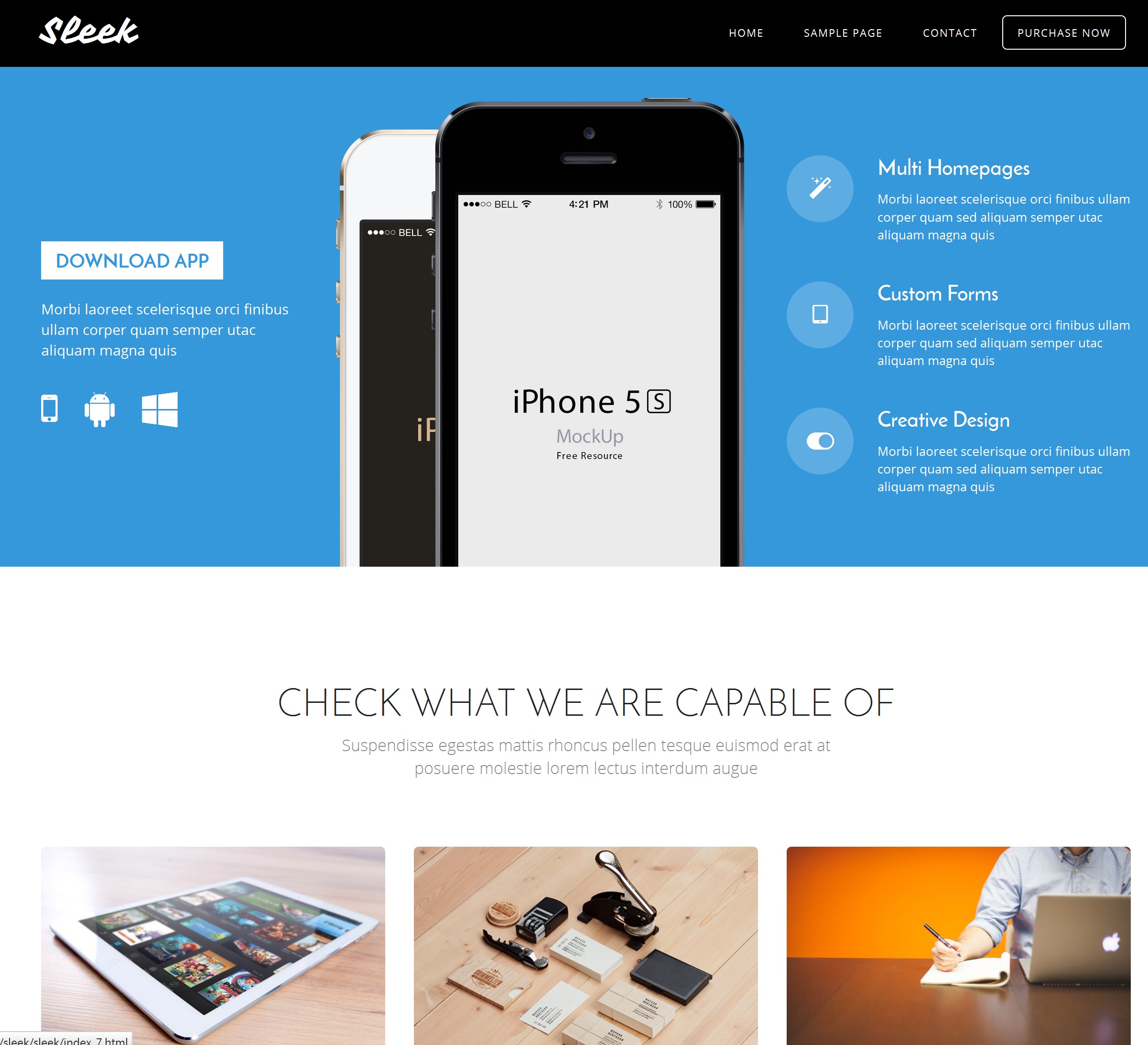 Free Bootstrap Website Theme