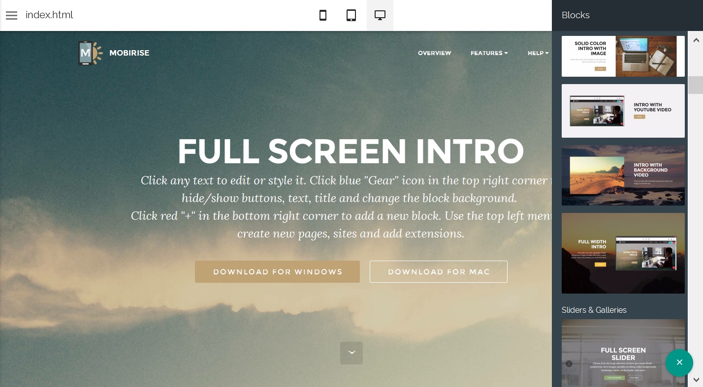 HTML Site Template