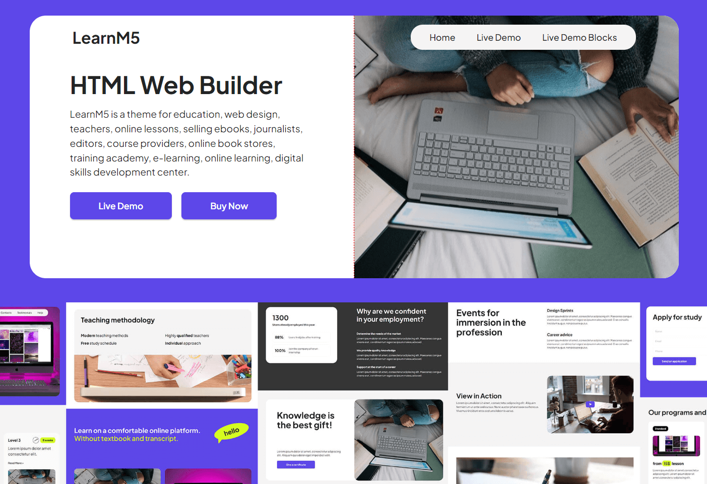  HTML Website Builder Free